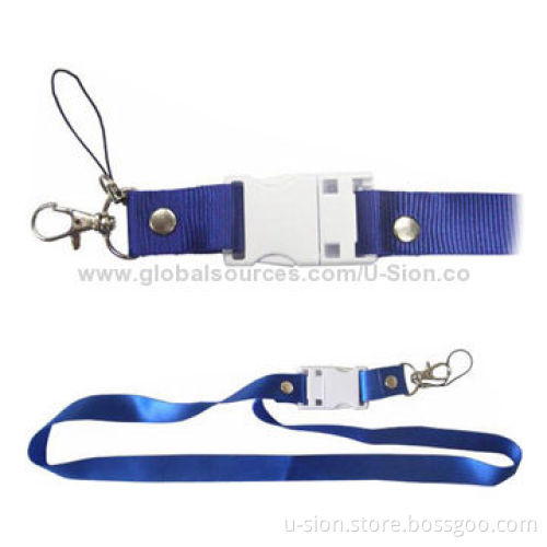 Lanyard USB Flash Drives, 512MB to 64GB Memory Capacity, Available in Pantone Matching Colors
